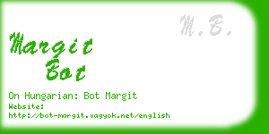 margit bot business card